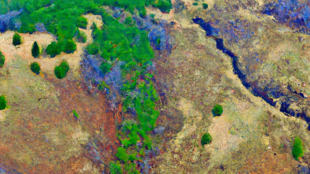 Wyoming, Michigan painted from the sky