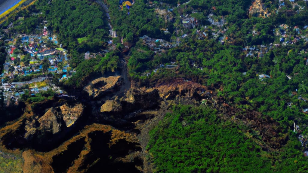 Bluffton, South Carolina painted from the sky