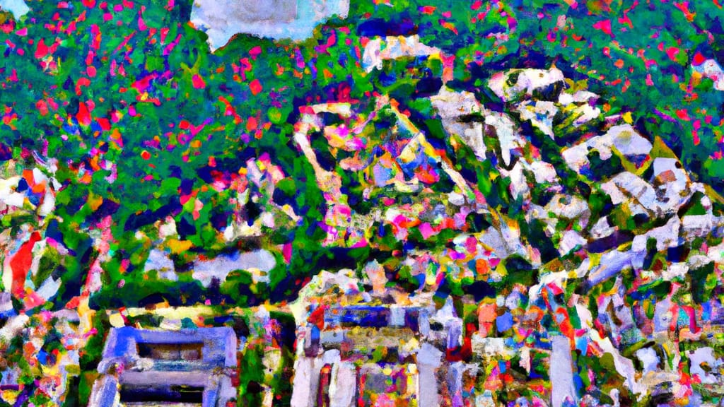 College Park, Georgia painted from the sky