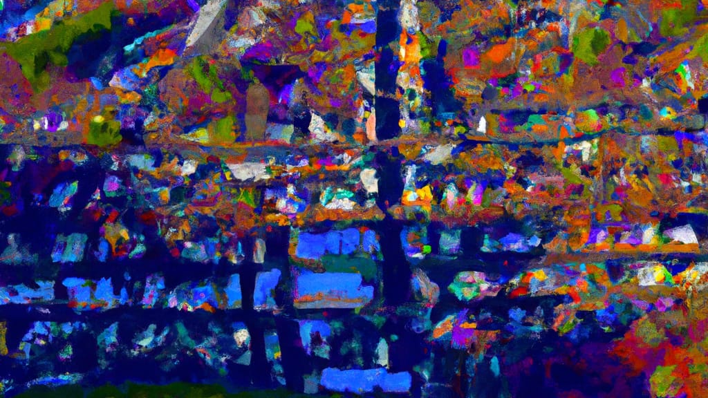 Endwell, New York painted from the sky