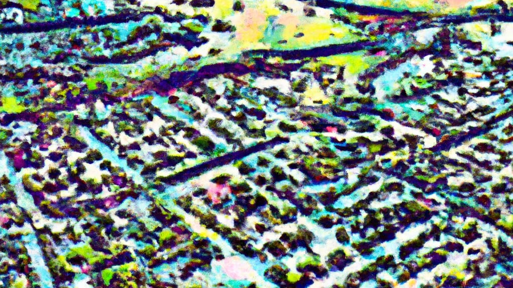 Florida City, Florida painted from the sky