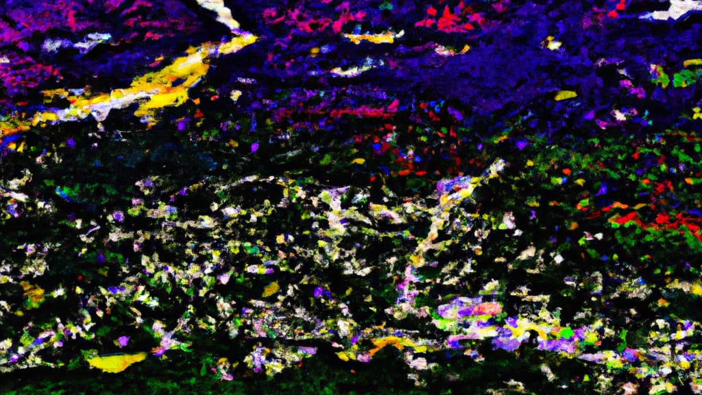 Glenburn, Maine painted from the sky