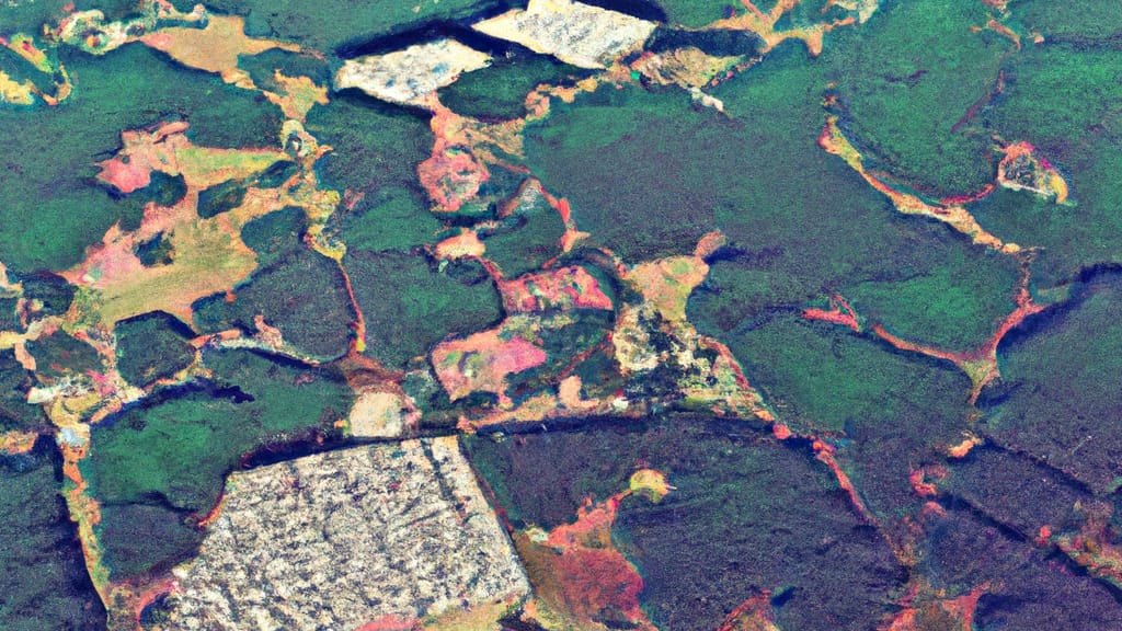 Indian Land, South Carolina painted from the sky