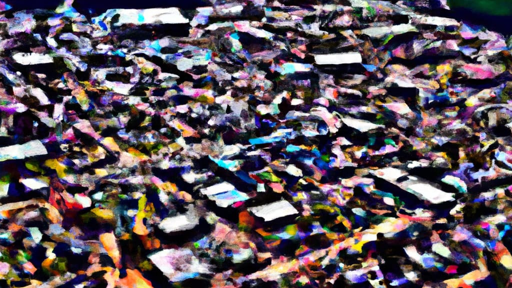 Jonesboro, Georgia painted from the sky