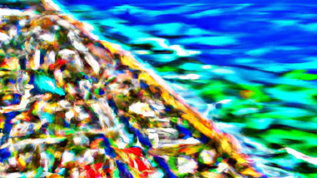Lake Worth Beach, Florida painted from the sky