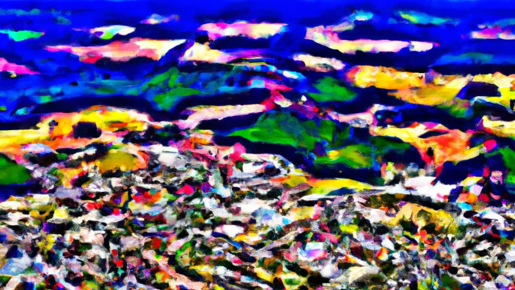 Oxford, Florida painted from the sky