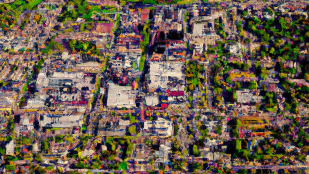 Rockford, Minnesota painted from the sky