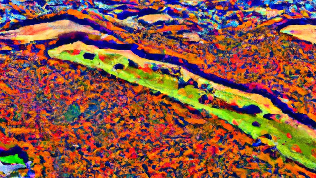 Sagamore Hills, Ohio painted from the sky