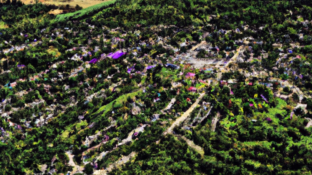 Sherwood, Wisconsin painted from the sky