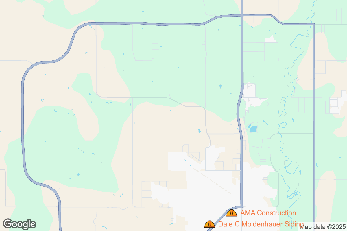 Map of Roofing Contractors in Williston, North Dakota