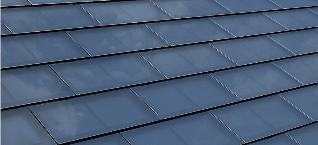 Tesla solar roof tiles