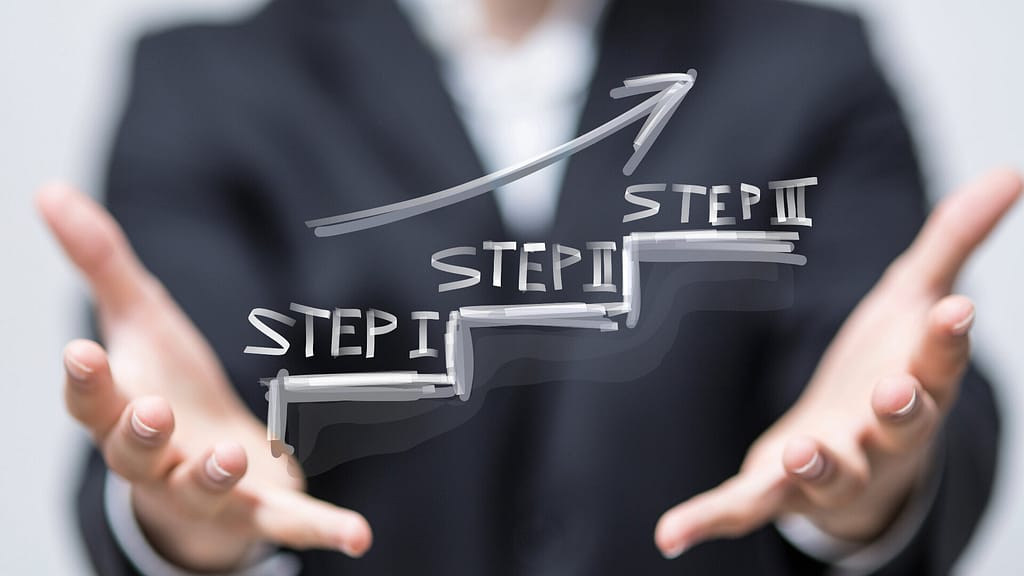 Step by step diagram