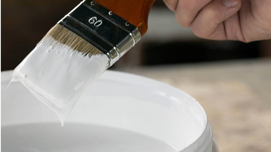 white acrylic latex paint