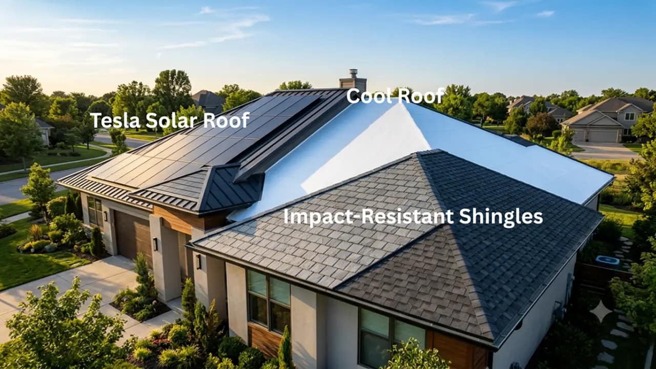New Roofing Materials to Watch in 2026: Solar Shingles, Cool Roofs, Synthetic Slate, and Impact-Resistant Shingles