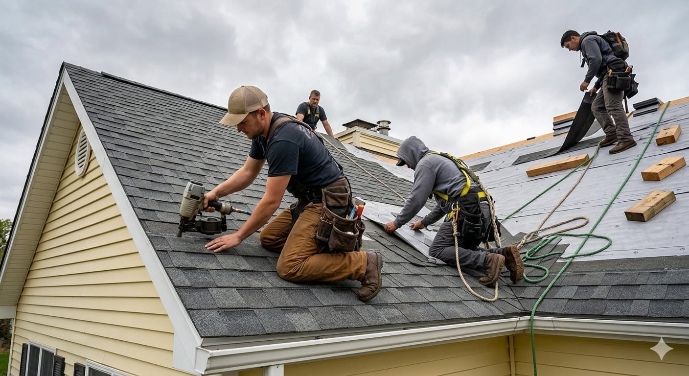 Explaining types of residential roofing shingles