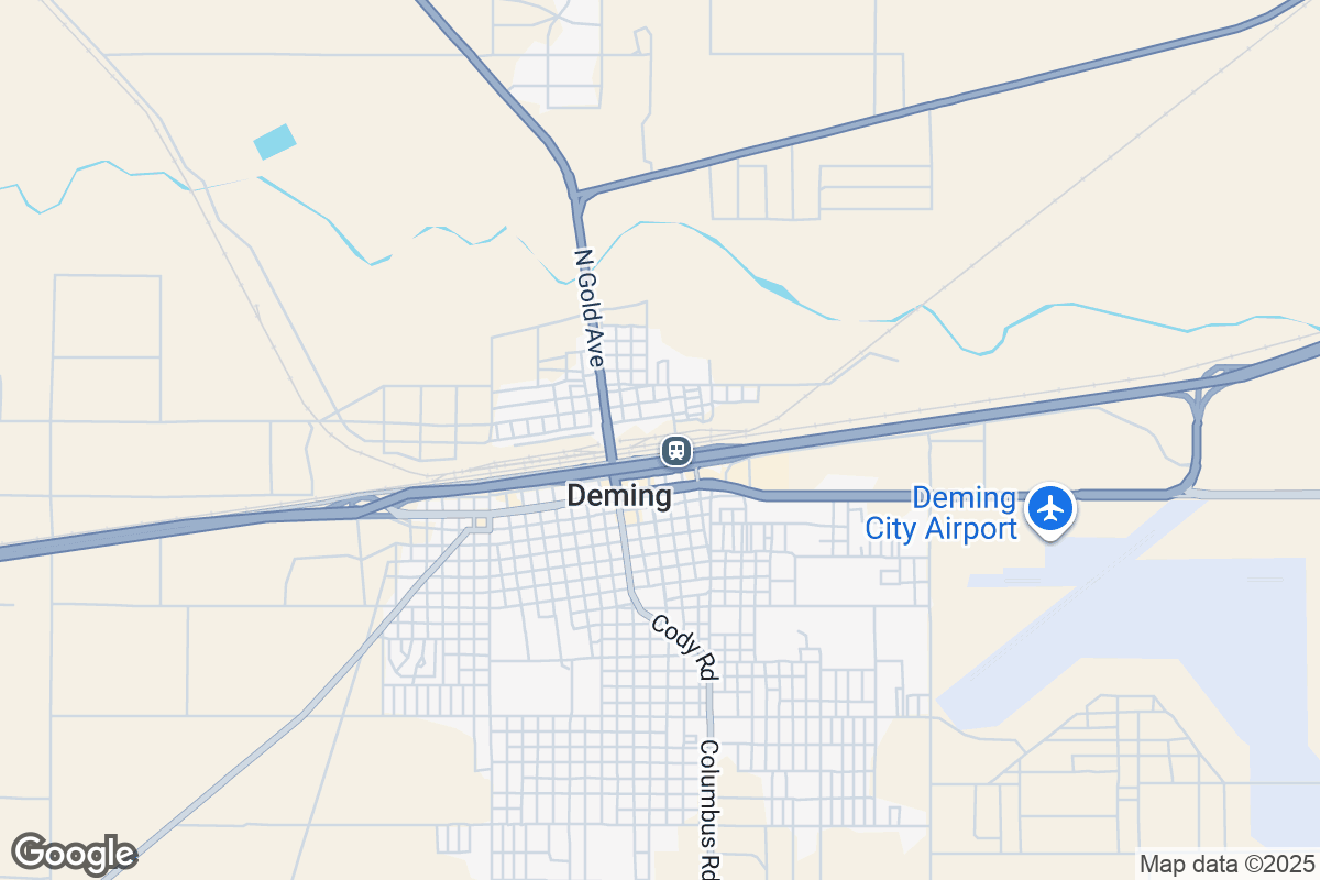 Map of Roofing Contractors in Deming, New Mexico