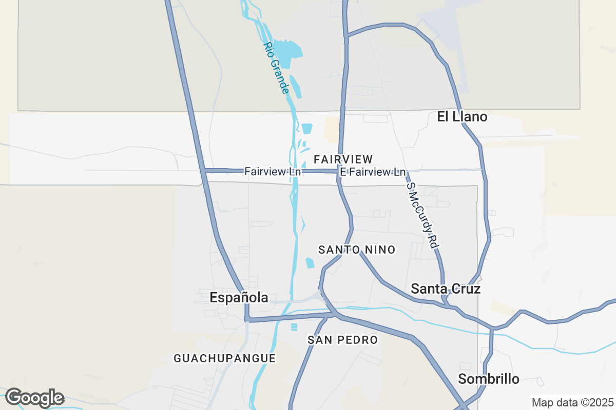 Map of Roofing Contractors in Espanola, New Mexico
