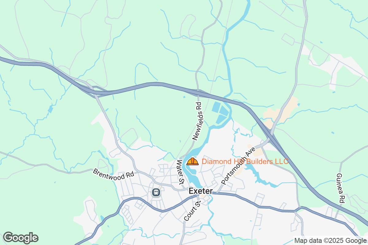 Map of Roofing Contractors in Exeter, New Hampshire
