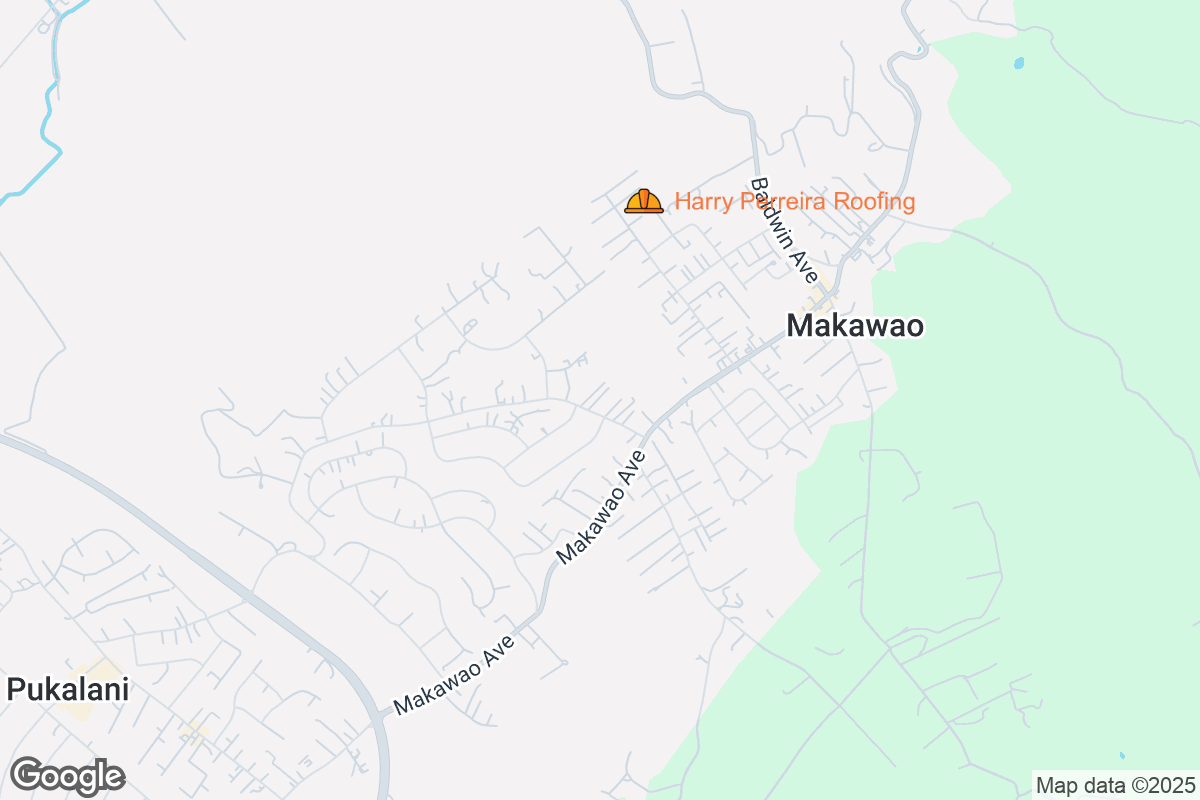 Map of Roofing Contractors in Makawao, Hawaii
