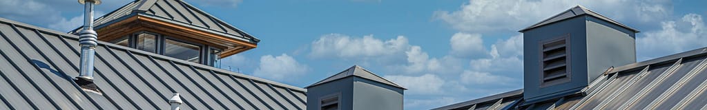 example of architectural standing seam metal roof