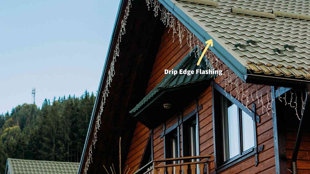 Drip Edge Flashing on a tile roof