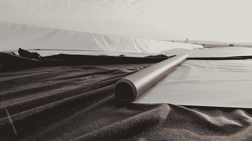 PVC membrane on roof