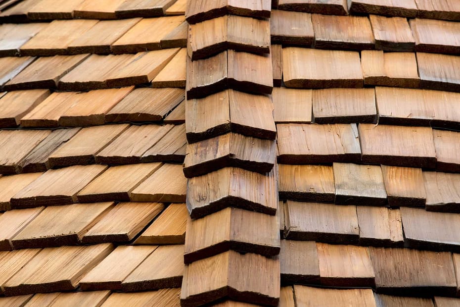 Cedar Shake Roofing with ridge line