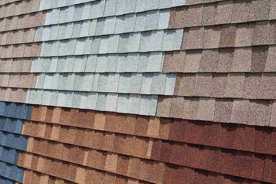 samples of composition roofing