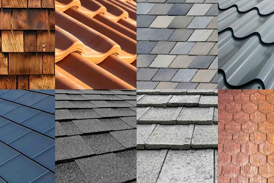 8 types of roof tiles