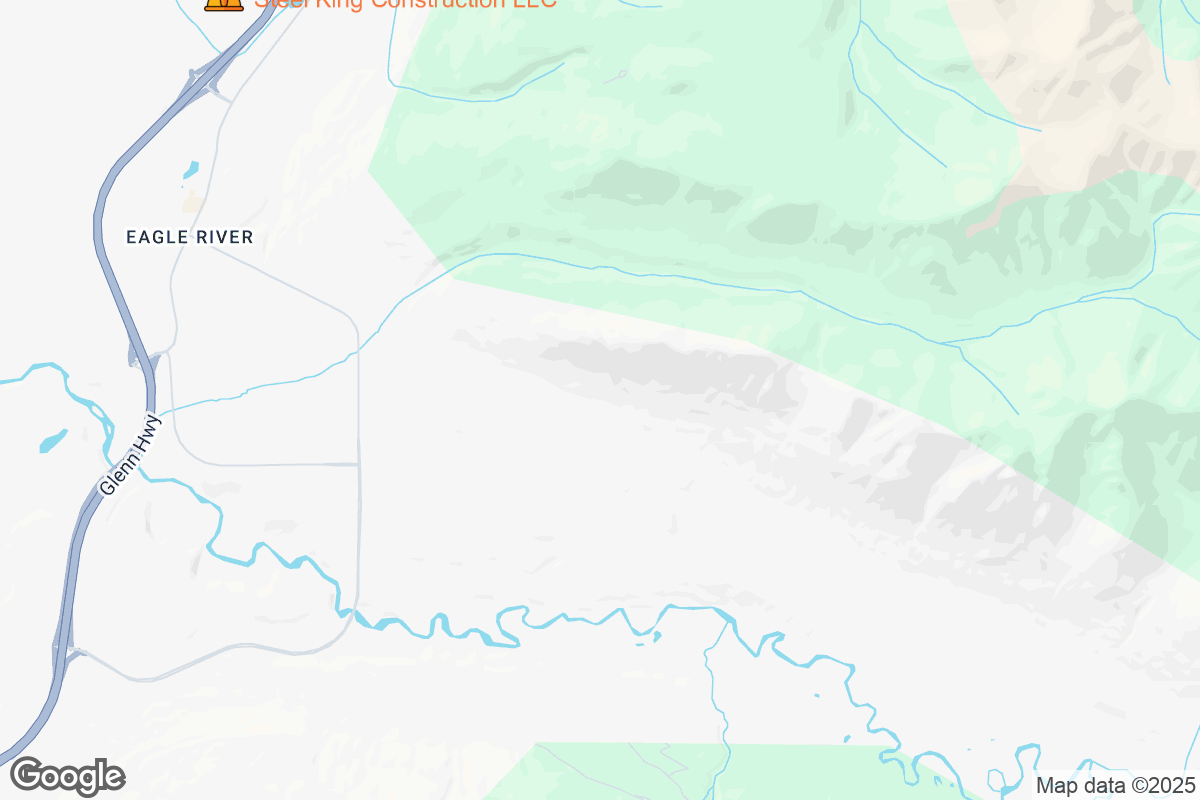 Map of Roofing Contractors in Eagle River, Alaska