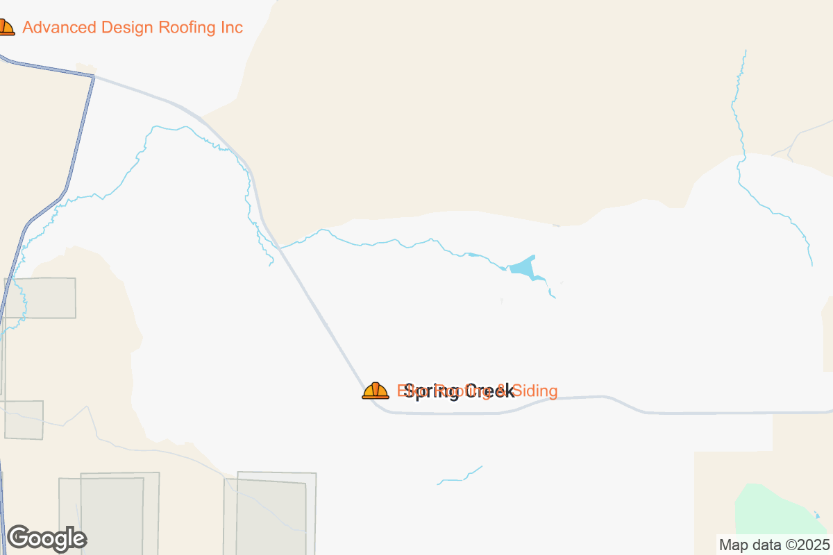 Map of Roofing Contractors in Spring Creek, Nevada